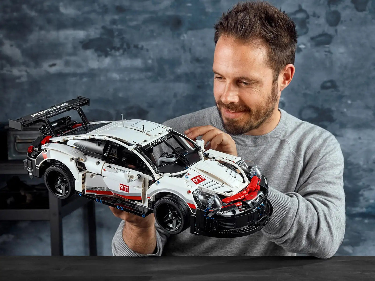 Porsche 911 RSR Blanc (1580 pièces)