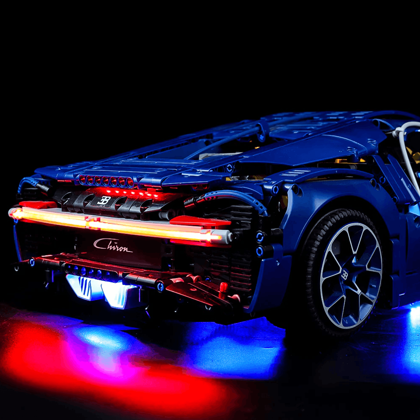 Bugatti Chiron Bleu (3599 pièces)
