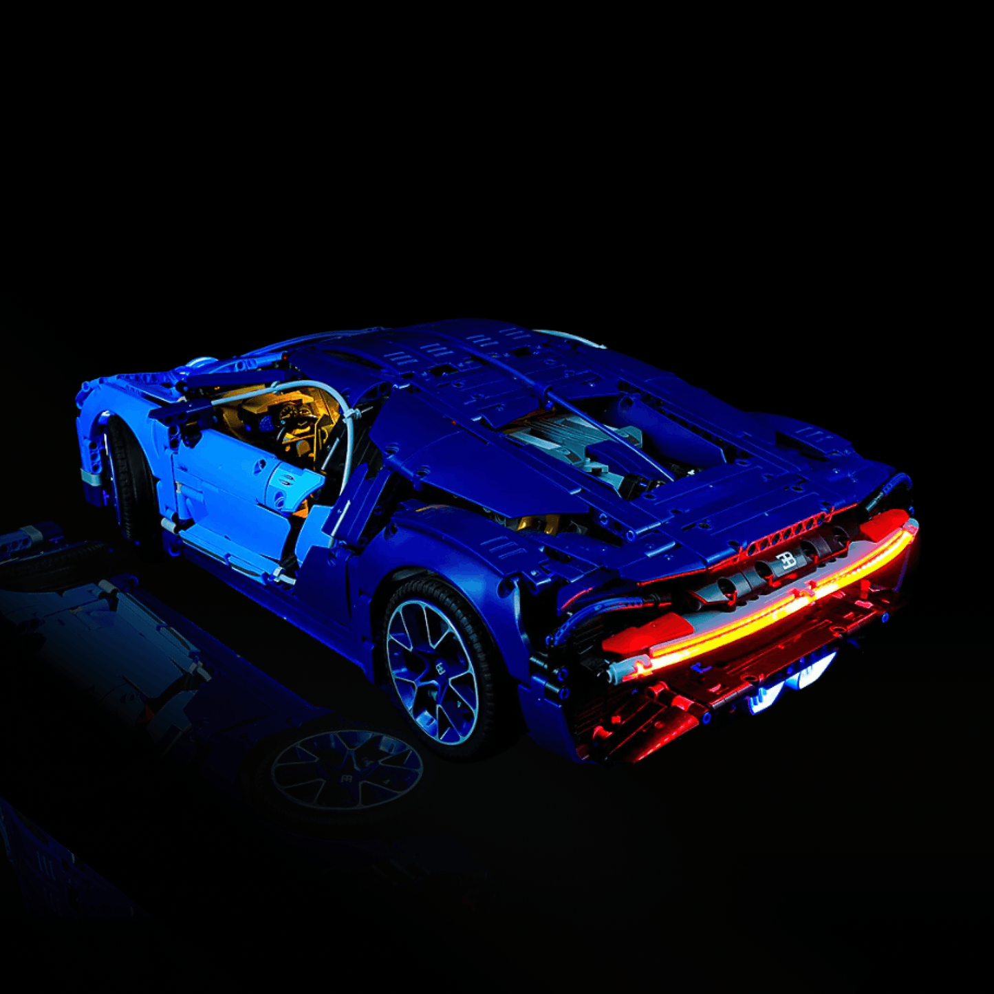 Bugatti Chiron Bleu (3599 pièces)